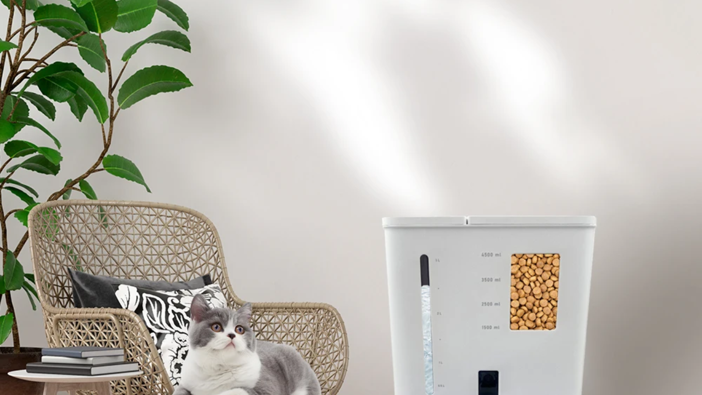Stay Connected With Your Pet Using the 2-in-1 Smart Feeder With Camera